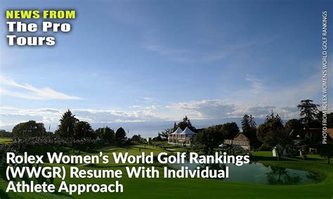 Rolex Women's World Golf Rankings 